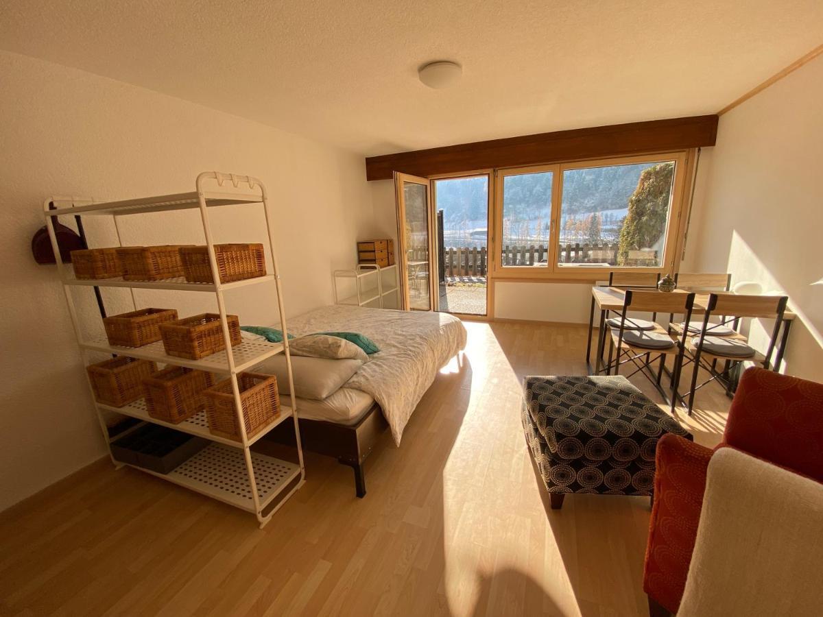 Cosy Studio In The Mountains Apartman Le Châble Kültér fotó