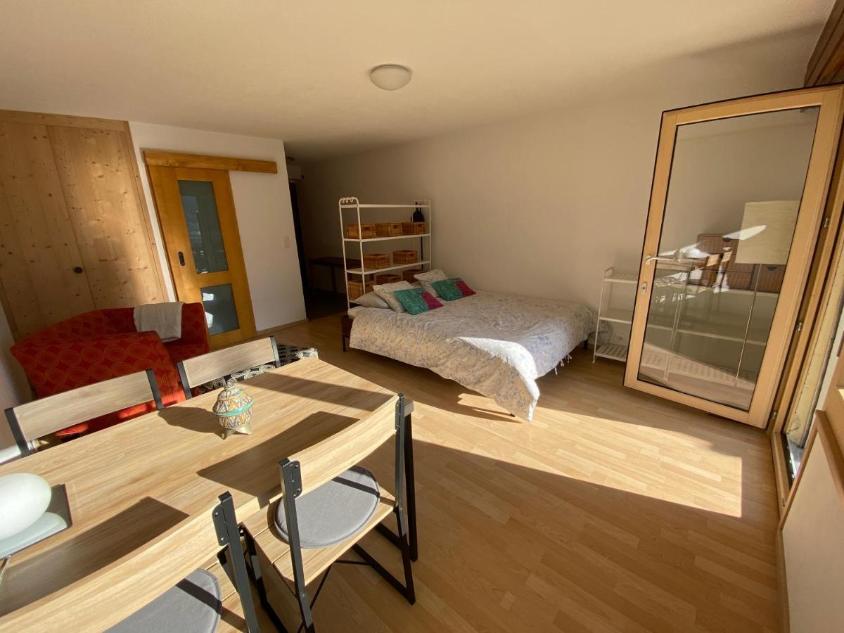 Cosy Studio In The Mountains Apartman Le Châble Kültér fotó
